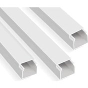 Resim 4 Metre (25X16) | Kendinden Yapışkanlı Kablo Kanalı | 4m (10 Adet x 40CM) | Kablo Gizleyici 