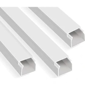 Resim 4 Metre (12X12MM) Kendinden Yapışkanlı Kablo Kanalı | 4m (10 Adet x 40CM) Kablo Gizleyici 