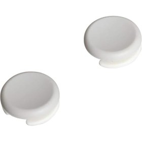 Resim Timorn Yeni 3DS / 3DS / 3DSLL / 3DSXL / 2DS Kontrol Cihazı için Analog Çubuk Kapak Daire Pedi Yedek 3D Joystick Kapağı (Açık Gri) 