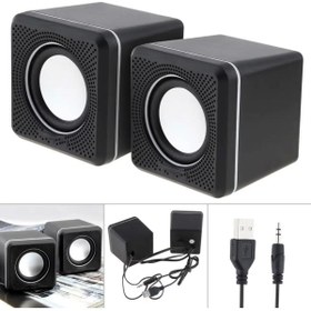 Resim Genel Markalar Pc Usb Mini Speaker 1+1 Hoparlör Ses Sistemi Platoon PL-4085 