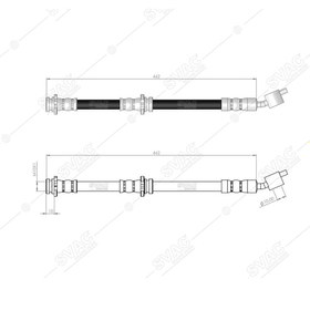 Resim SVAC 730106 Ön Fren Hortumu Almera II 00- 