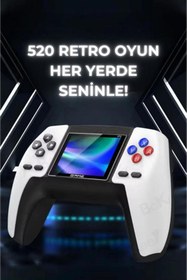 Resim P5 Taşınabilir 520 Oyunlu Kablosuz Oyun Konsolu Atari Oyun Konsolu Game Stick Retro Konsol 