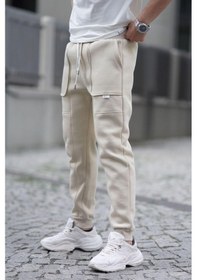 Resim Bej Kargo Cep Basic Eşofman Altı 6527 Bej 