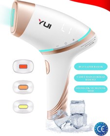 Resim Yui Iplv15 Pro Vücut -yüz- Bikini Başlıklı Ağrısız Otomatik Ve Manuel Atım Buz Lazer Epilasyon Cihazı 