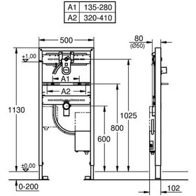 Resim Grohe Fotoselli Duvardan Ank. Lavabo Bat. için İç Gövde 38748002 Çok Renkli 