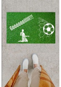 Resim Kapı Önü Paspası Dekoratif Dijital Baskı Goooolllll P-2347 