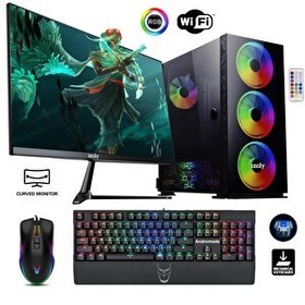 Resim İzoly Aragorn X Intel Core i7 10700F 24" 16 GB RAM 512 GB M.2 NVMe SSD MSI 3x12 GB RTX3060 FreeDOS Oyun Bilgisayarı 