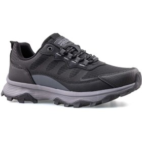 Resim Wickers Erkek 40-44 Siyah Füme Su İtici Malzeme Mevsimlik Anatomik Comfort Taban Sneaker 