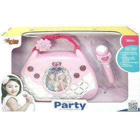 Resim Bao-1706 Mikrofonlu Mp3 Çalar Parti Müzikleri El Çantası-vardem 