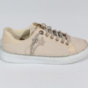 Resim Dgn 2475 Kadin Taş İp Bağcikli Sneaker Ayakkabı 