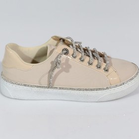 Resim Dgn 2475 Kadin Taş İp Bağcikli Sneaker Ayakkabı 