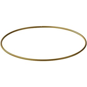 Resim Edora Home Metal Yuvarlak Supla, Gold Amerikan Servis, Halka Runner - Paslanmaz Altın 