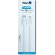 Resim Factor-M Lıghtnıng Data Kablo 2.4A Beyaz 