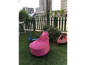 Resim Pufumo Twingo Çocuk Armut Koltuğu Pembe ( 0-5 yaş ) 