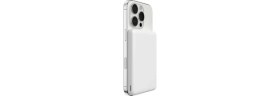 Resim Belkin BPD010HQWH Boostcharge 5.000 Mah Magsafe Uyumlu 15W Kablosuz Slim Powerbank - Beyaz 