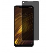 Resim Xiaomi Poco F1 Mat Hayalet Ekran Koruyucu Yandan Bakınca Görünmeyen Ekran Privacy Ekran Koruyucu 