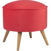 Resim Ze10 Design Buena Park Puf 08 Kırmızı 