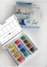 Resim St. Petersburg White Nights Tam Tablet Sulu Boya Seti 12 Renk 