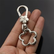 Resim 1 Adet/2 Adet/6 Adet Çok Amaçlı Outdoor Sırt Çantası Anahtarlık, Çiftler İçin Bel Askısı Klipsi, Yaprak Desenli Kayıp Önleyici Çanta Kayışı Dönüştürücü Toka 