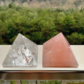 Resim Quartz Pyramid - Rose Quartz 