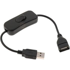 Resim On/off Anahtarlı Usb Uzatma Kablosu Anahtarı Güç Kontrolü Led Için Geçiş- Dişi-erkek 