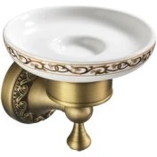 Resim Xinhang Antik Pirinç Banyo Kolye Sabunluk, Seramik Sabunluk Taşınabilir Sabun Yemekleri (Yurt Dışından) 