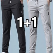 Resim 2 adet Erkek Hafif Atletik Jogger - Düzenli Fit Tüm Mevsimler İçin Rahat Koşu Pantolonu, Bağcıklı Bel, Fermuarlı Cep ve Nefes Alabilen Kumaş ile Spor Salonu, Yürüyüş, Plaj, Açık Hava Aktiviteleri, Spor Salonu Pantolonu, Yürüyüş Pantolonu, Spor Stili, Dayanıklı Malzeme 