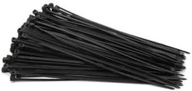 Resim Siyah Kablo Bağı Plastik Cırt Kelepçe 3.6X370mm 37cm (200) 