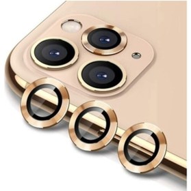 Resim windplus Iphone 12 Pro Max Uyumlu Mercek Lens Kamera Koruması Gold Renk 