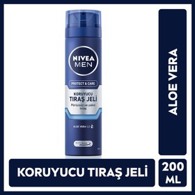 Resim Nivea Men Erkek Protect & Care Koruyucu Tıraş Jeli 200 ml - Gratis 