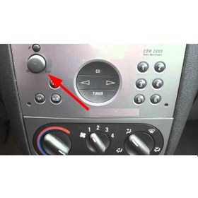 Resim Opel Corsa C Stereo Ses Düğmesi 