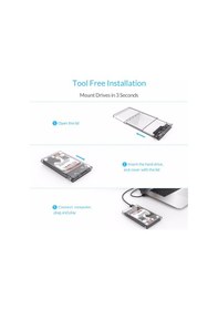 Resim Orıco 2139U3-Pro-Cr Transparan Disk Kutusu 