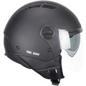 Resim Cgm 116A Aır Açık Kask Siyah Uzun Vizör + Güneş Vizörlü XL 