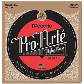 Resim D'Addario EJ45 Pro-Arte Normal Tension Klasik Gitar Teli 