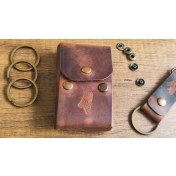 Resim Sumerian Wallet Sigara Kılıfı Crazy Deri (Anahtarlık Hediye) 