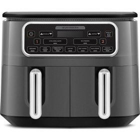Resim Karaca Air Pro Cook Duo Köz Xxxl 8 Kişilik Airfryer 4 + 4 L 
