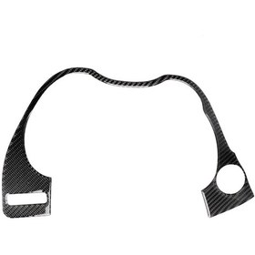 Resim Infiniti Q50 / Q60 2014-2020 İçin Araba Karbon Fiber Pano Dekoratif Etiket, Sol Sürücü 1 Adet 