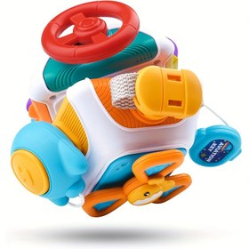 Resim Bebek Oyuncakları El Topu Yakalama Aktivite Küpü 18 Ay ve Üzeri Çocuklar İçin Eğitici Oyuncak Duyusal İnce Motor Becerileri Yürümeye Başlayan Çocuklar Seyahat Doğum Günü Noel Tatil Festivali Hediyesi Erkek Kız Çocuklar İçin 