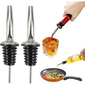 Resim Cenk Xstore Şişe Ucu Servis Aparatı Damlalık Yağdanlık -Şişe Tıpa Sürekli Akışlı Hava Delikli 