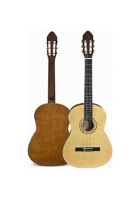 Resim Victor Klasik Gitar Naturel Renk Mat Cila 