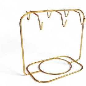 Resim CEPHOME metal gold kaplama fincan askısı 