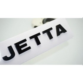 Resim Jetta Bagaj Siyah Yazı Logo Volkswagen İle Uyumlu 