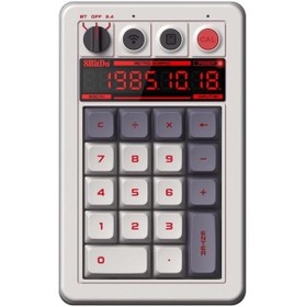 Resim 8Bitdo Retro 18 N Edition Kablosuz Mekanik Numpad, Hesap Makinesi Modu, Windows ve Android Uyumlu 