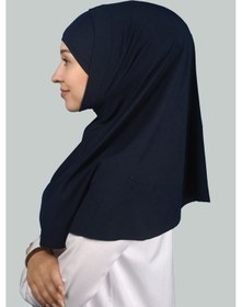 Resim Altobeh İkili Set Pratik Eşarp Hazır Türban Ve Hijab Tesettür Bonesi Lacivert 