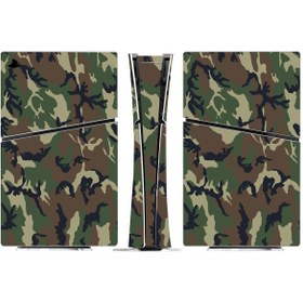 Resim Kt Grup Kamuflaj Playstation 5 Slim Kasa Dijital Versiyon Sticker Kaplama Seti 