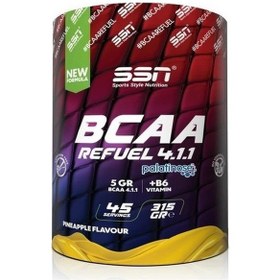 Resim SSN Sports Style Nutrition Ssn Bcaa Refuel 4.1.1.+Palatinose 315 G Ananas (542134685) 