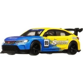 Resim Hot Wheels Boulevard Premium Araçlar 24 Honda Cıvıc Type-R Metal Gövde ile Gerçekçi Detaylar 