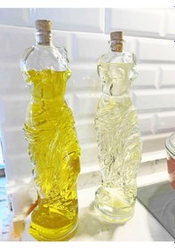 Resim 2 Adet Venüs Yağdanlık - Kadın Figürlü Sirkelik Sosluk 180 Ml Çok Renkli 