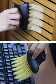 Resim TechnoStation Araç İçi Klavye Koltuk Araları Temizleyebilen Yumuşak Kıllı Temizlik Fırçası Çok Amaçlı Fırça 2 Adet 