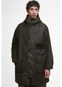 Resim Barbour Solway Yağlı Trençkot Ol71 Archive Olive Yeşil 